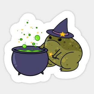 Witchy toad Sticker